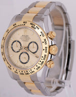 NEW 2023 PAPERS Rolex Daytona Cosmograph 40mm CHAMPAGNE 18K Gold 126503 BOX