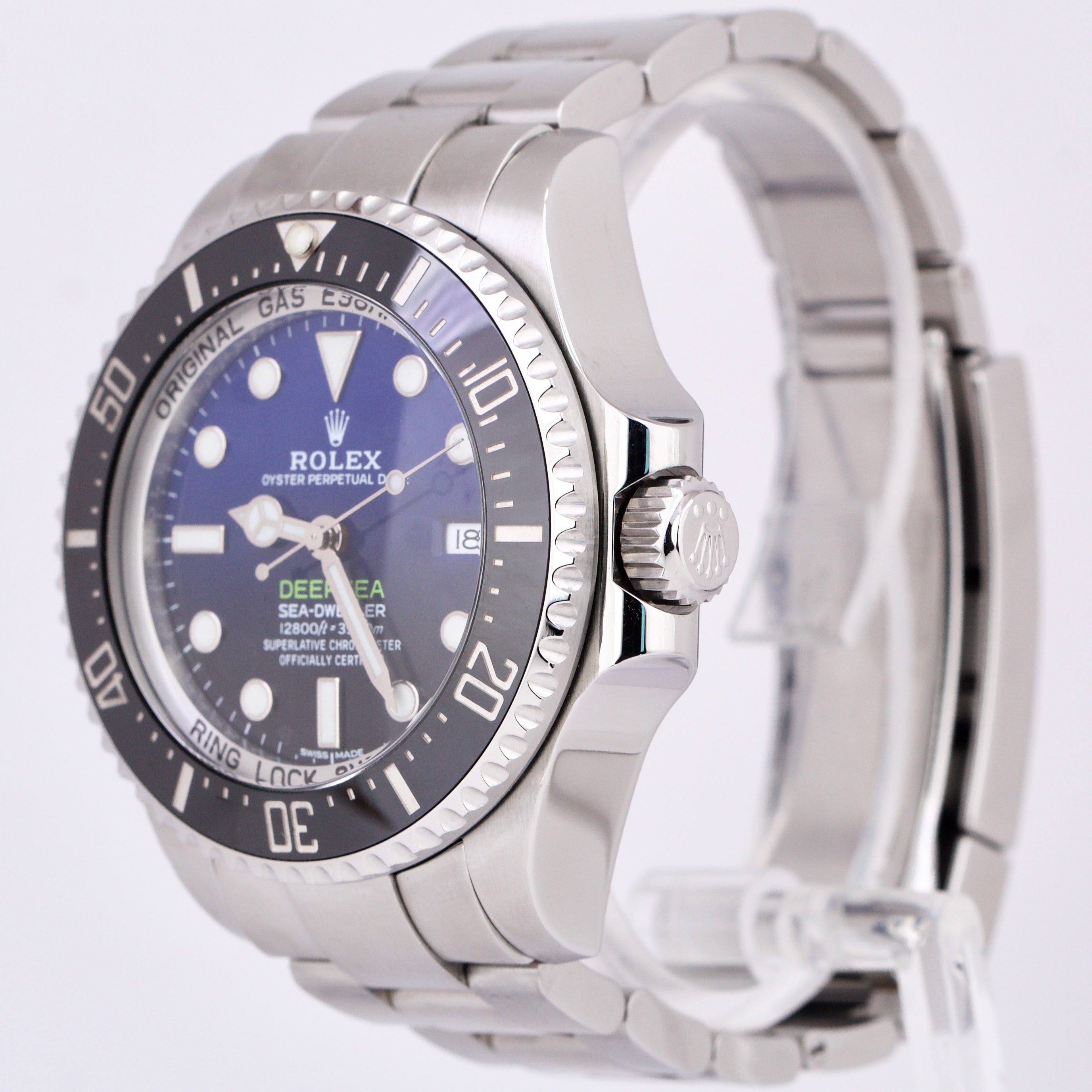 MINT PAPERS Rolex Sea-Dweller Deepsea 'James Cameron' Blue 116660 44mm Watch BOX