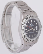 Rolex Explorer II Black Stainless Steel 40mm Steel GMT Automatic Watch 16570