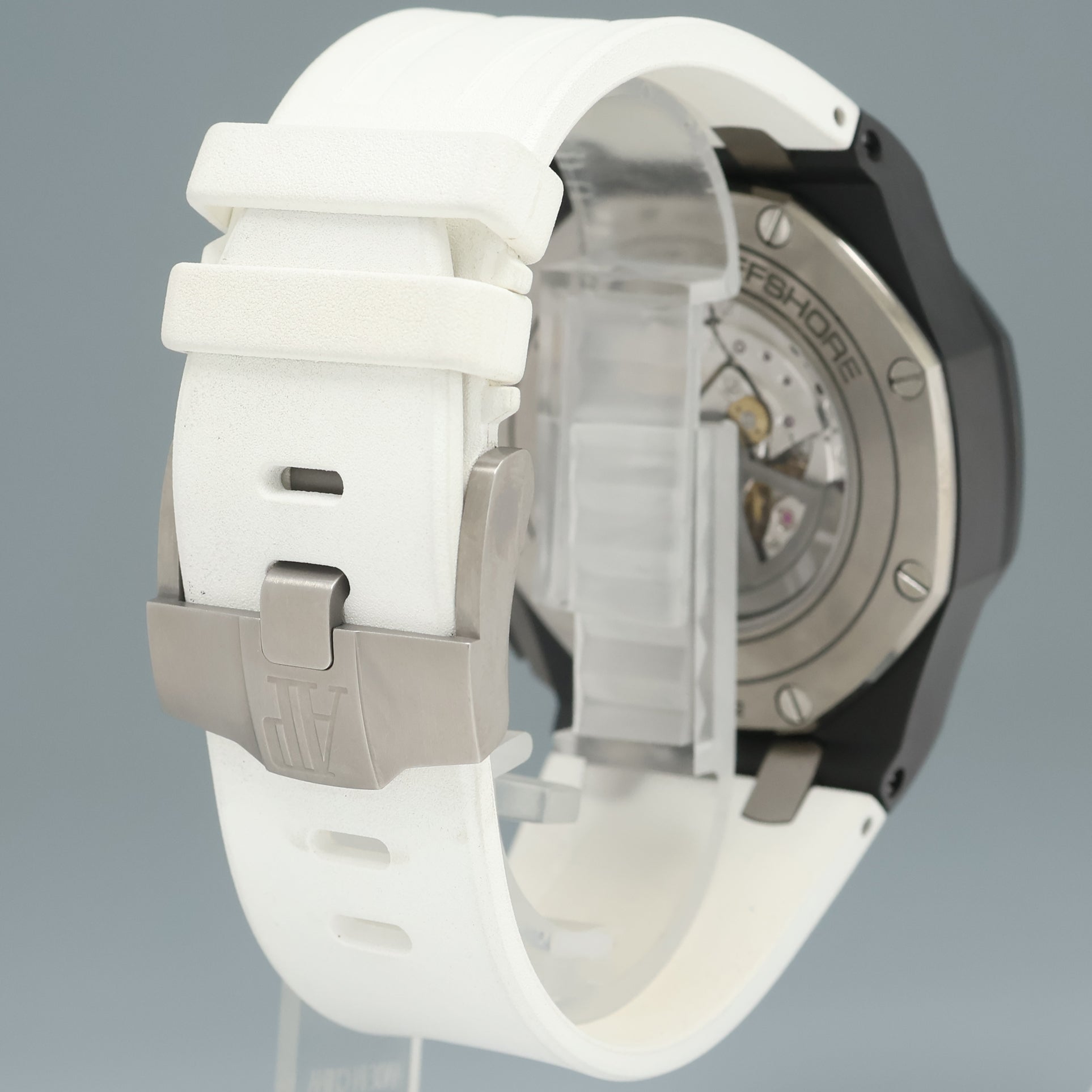 Audemars Piguet Royal Oak Offshore Ceramic Steel Panda 26405 44mm Chrono Watch