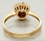 Vintage 0.45ctw Heart & Tapered Baguette Diamond Ring - 14k Yellow Gold