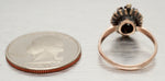 Antique Victorian 0.85ctw Pear Cut Diamond Engagement Ring - 14k Rose Gold