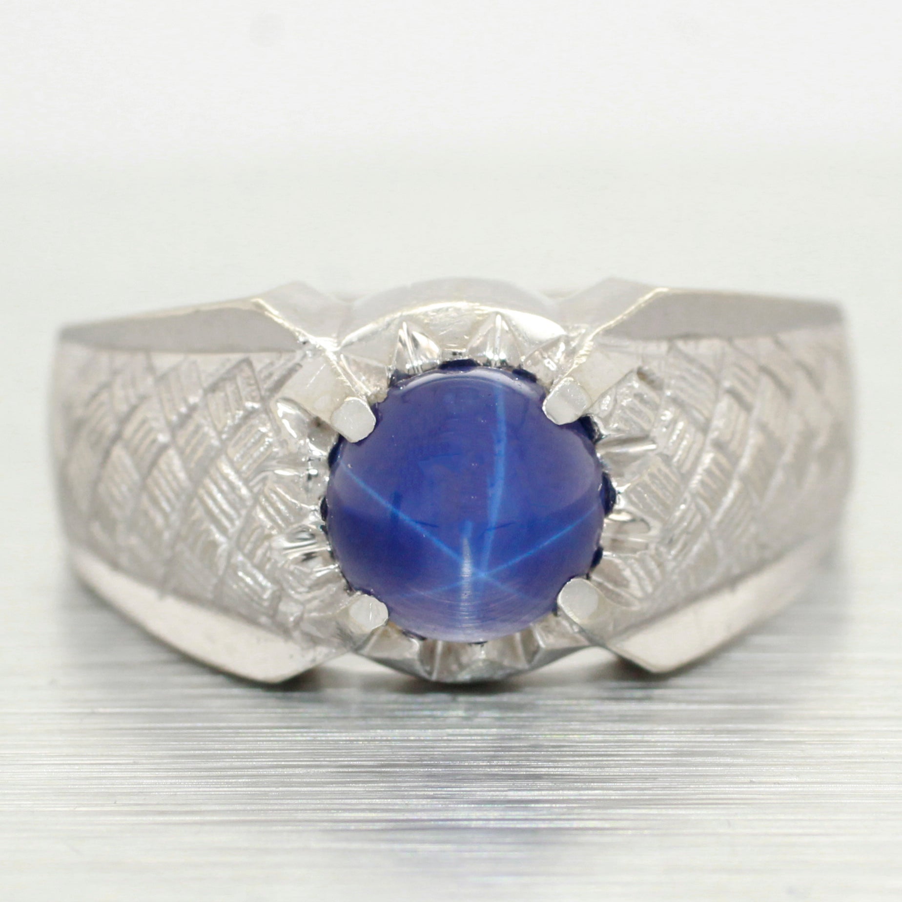 Amazon.com: AAA+ Genuine Blue Star Sapphire, Bohemian Star Ring, Lindy Star  Ring, Lindy Star Silver Ring, Genuine Star Sapphire Jewelry, Lindy Star  Sapphire Ring, 925 Sterling Silver Ring : Handmade Products