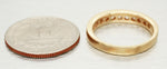 Sonia B Channel Set Diamond Ring - 14k Yellow Gold Band - Size 9