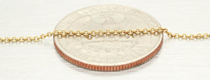 Tiffany & Co. Elsa Peretti 18k Yellow Gold Chain Necklace 18" with Box