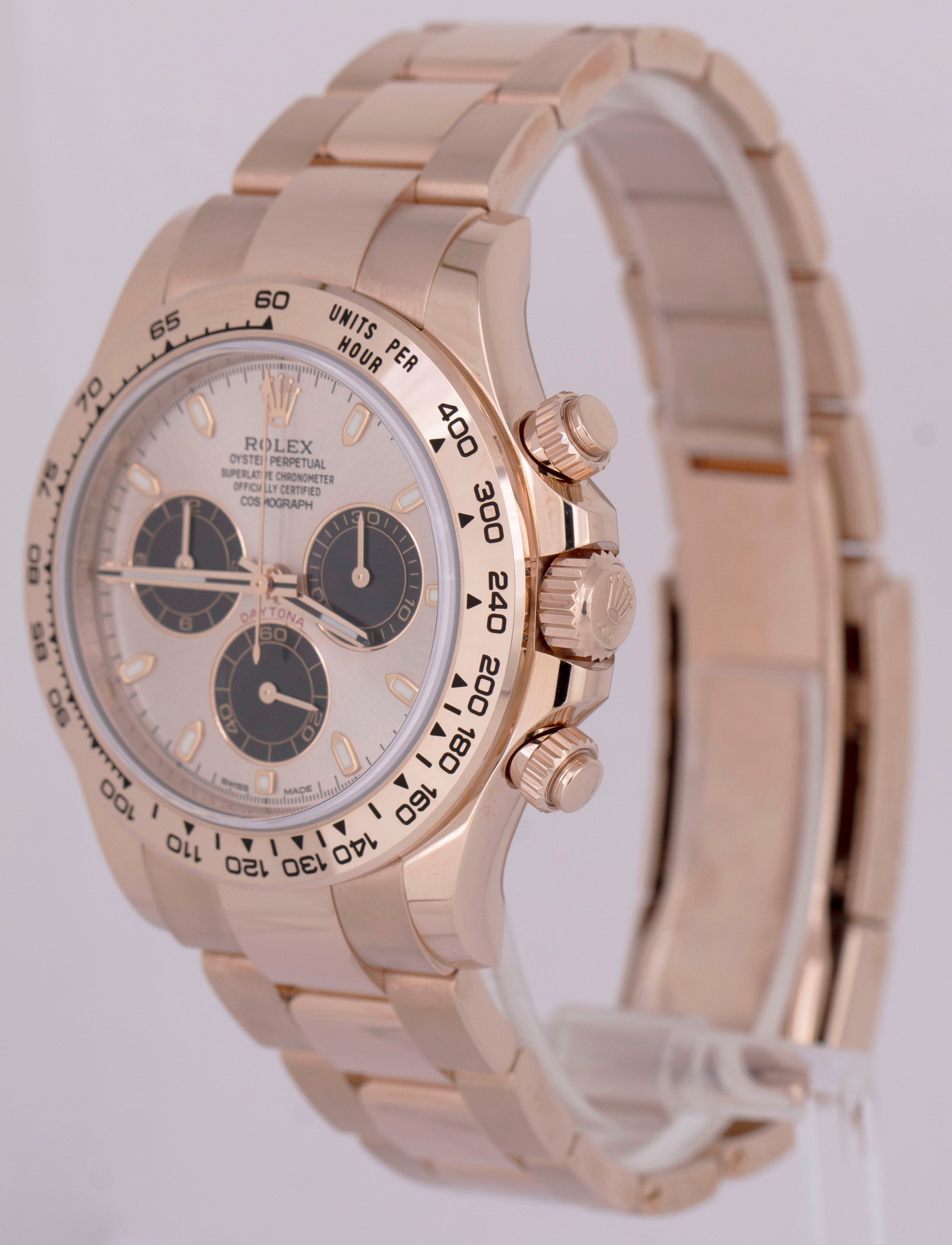 NEW 2023 PAPERS Rolex Daytona Pink Sundust 40mm 18K Rose Gold Watch 116505 BOX
