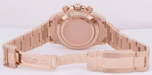 NEW 2023 PAPERS Rolex Daytona Pink Sundust 40mm 18K Rose Gold Watch 116505 BOX