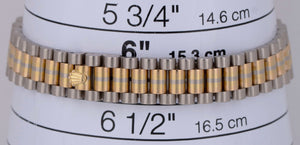 UNPOLISHED Rolex DateJust 26mm TRIDOR President Salmon Roman 18K Gold 69179 BIC