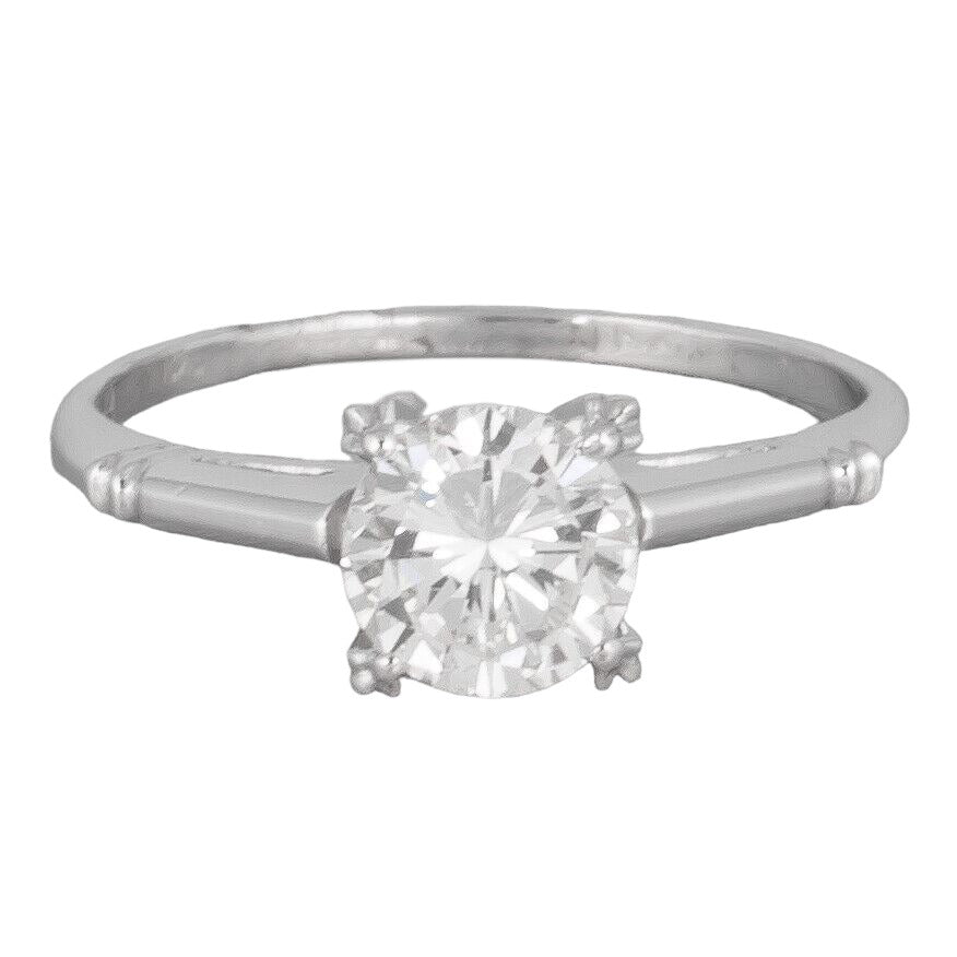 Buy Modani Vintage Floral Brilliance 950 Platinum White Diamond Ring (G  VVS1) , Floral Cluster Ring , Diamond Cluster Ring , Wedding Ring 0.50 ctw  (Size 7.5) at ShopLC.