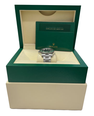 MINT 2023 Rolex GMT-Master II SPRITE GREEN 126720 VTNR Oyster Date Watch BOX