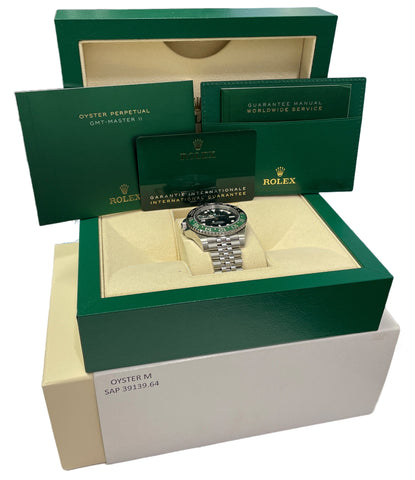 MINT 2023 PAPERS Rolex GMT-Master II SPRITE Green Black JUBILEE 126720 VTNR BOX