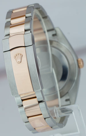 2020 MINT Rolex DateJust 41 WIMBLEDON Everose Gold Two-Tone Oyster Watch 126331