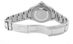 MINT Rolex Yacht-Master ENGRAVED REHAUT Stainless Platinum 40mm Watch 16622 B+P