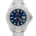 2019 Rolex Yacht-Master Stainless Steel Platinum Blue 40mm 40mm Watch 116622