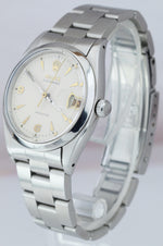RARE Vintage Men's 1959 Rolex Oysterdate Precision 6694 Roulette 34mm Watch 6494