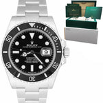 BRAND NEW APR. 2022 Rolex Submariner 41 Date Steel Black Ceramic Watch 126610 LN