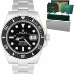 NEW NOV. 2022 Rolex Submariner 41 Date Steel Black Ceramic Watch 126610 LN