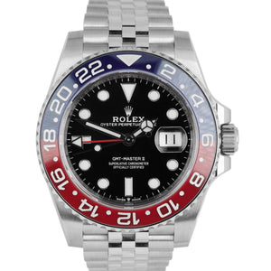 MAY 2022 NEW Rolex GMT-Master II PEPSI Red / Blue 40mm Jubilee 126710 BLRO B+P