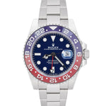 NEW 2022 Rolex GMT-Master II Pepsi BLUE DIAL 18K White Gold Watch 126719 BLRO