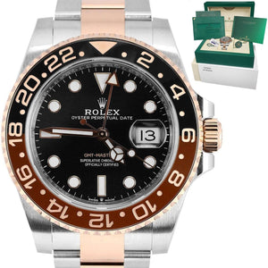 2021 BRAND NEW Rolex GMT-Master II 18K Root Beer Rose Gold 126711 CHNR Watch