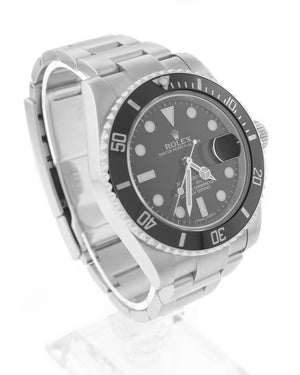 2018 Rolex Submariner Date 116610 LN Stainless Black Dive Ceramic 40mm Watch