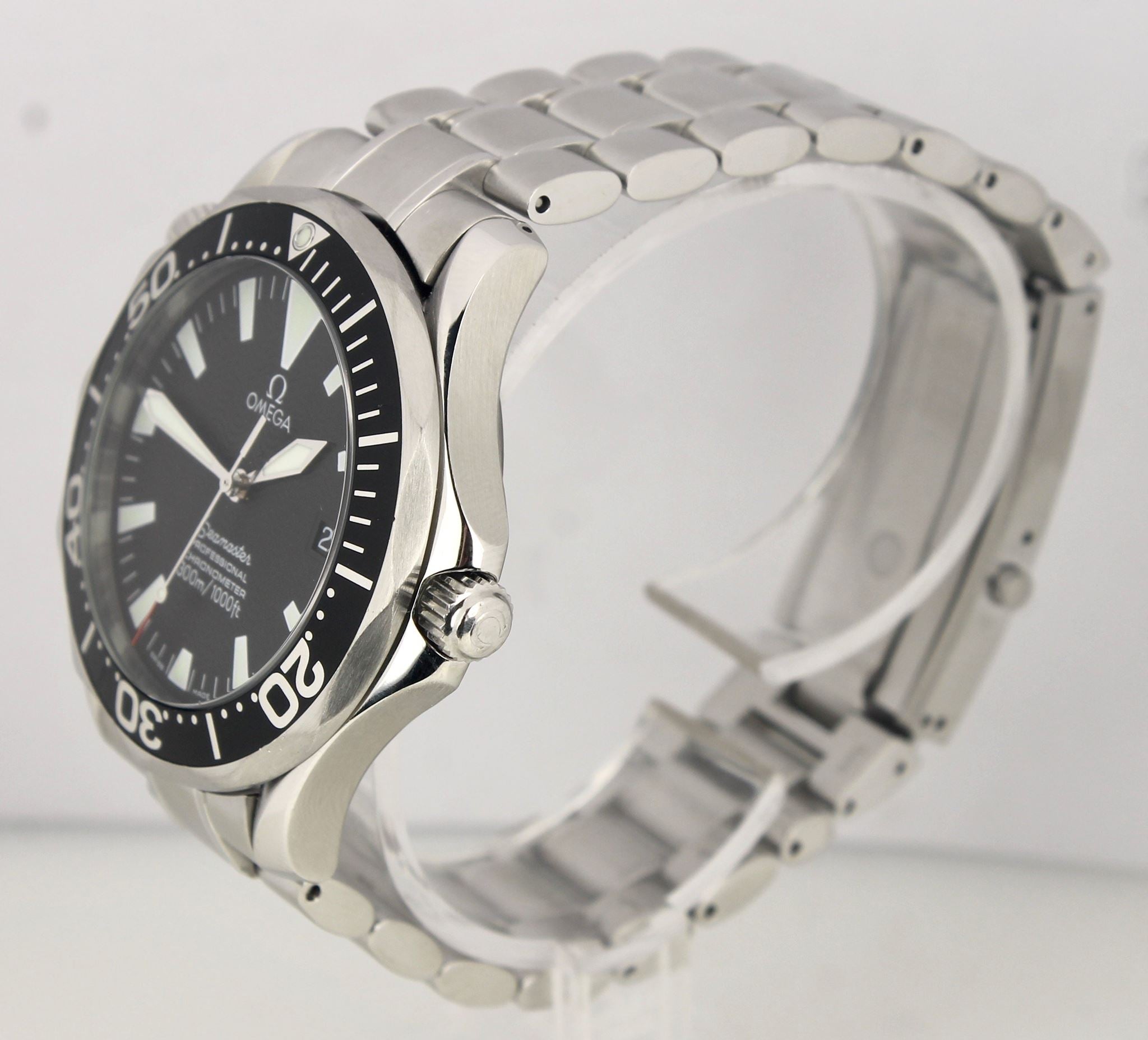 Omega Seamaster Professional Sword Hands Black 300M 2254.50 41mm Quartz Watch