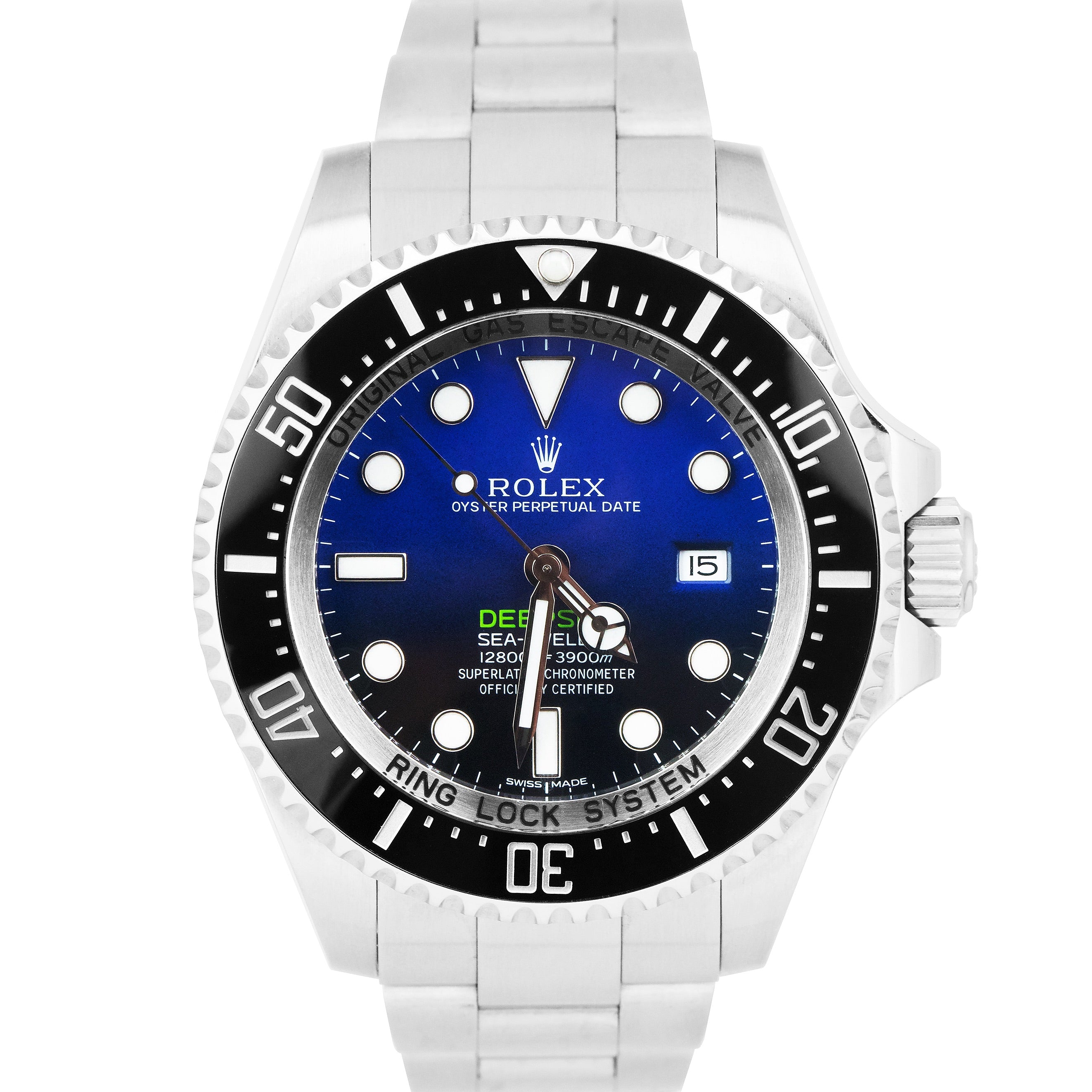 2017 Rolex Sea-Dweller Deepsea 'James Cameron' Blue Black 116660 44mm Watch B+P