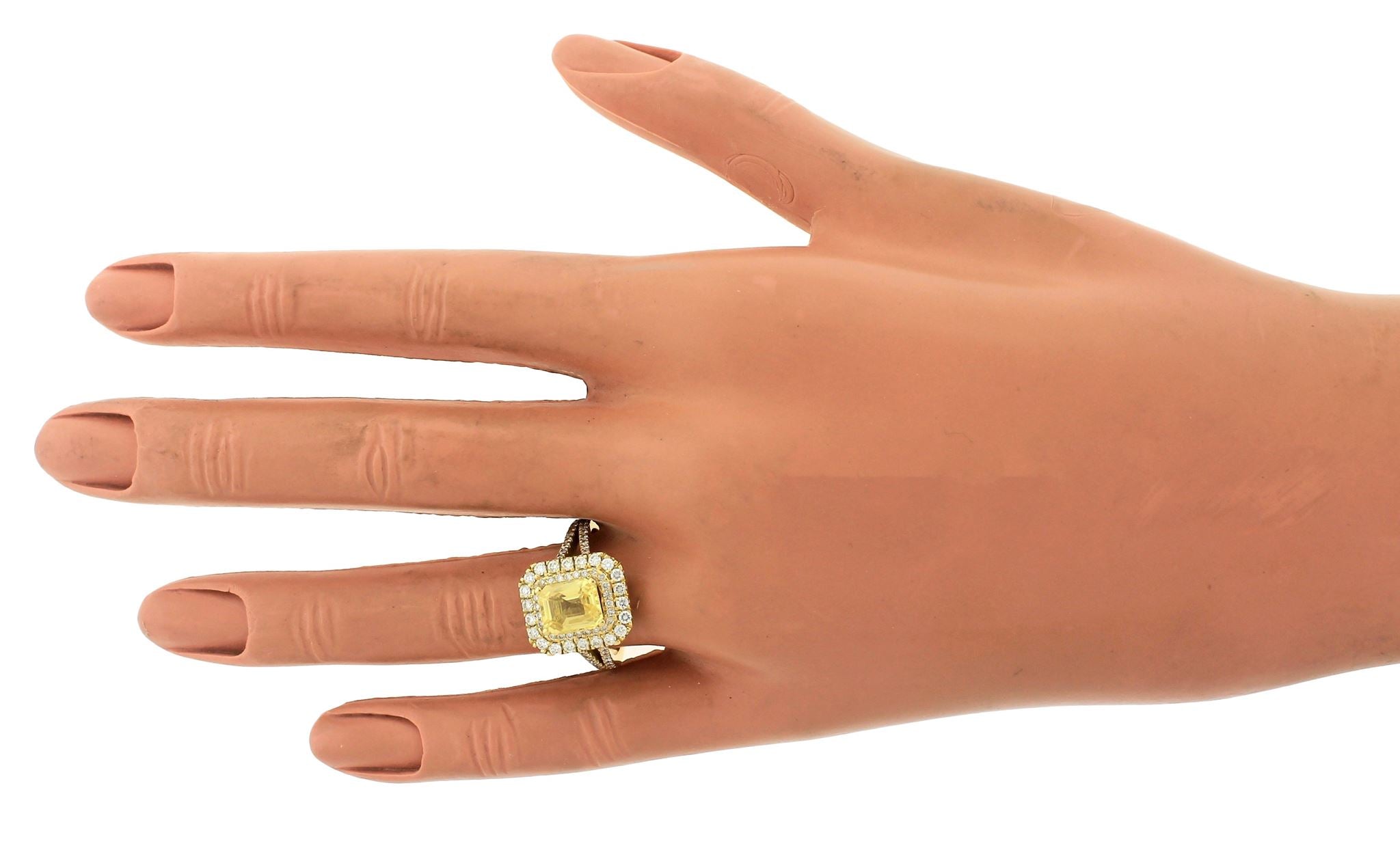 Ladies Vintage 10k White Gold Garnet Diamond Band Ring
