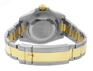 MINT FULL SET Rolex Submariner Ceramic 116613 LB Two-Tone Gold Blue Dive Watch