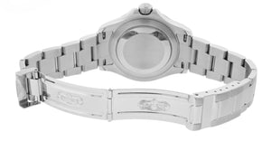 MINT 2007 Rolex Yacht-Master 16622 D Stainless Platinum 40mm Swiss Date Watch