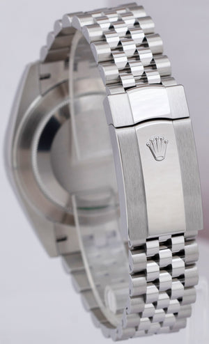 MINT 2018 Rolex DateJust 41 Wimbledon Rhodium Gray 41mm Jubilee Watch 126300