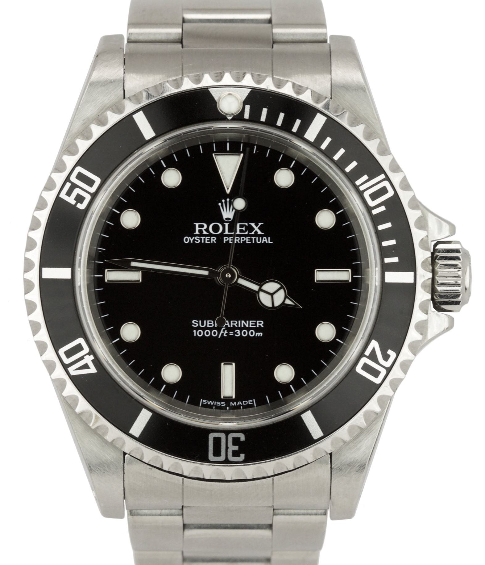 MINT 2001 Rolex Submariner No-Date 14060 M P Black Dive 40mm Stainless Watch