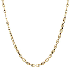 Modern Gucci Link Chain 20" Necklace in 14k Yellow Gold | 28.4g | 4.7mm