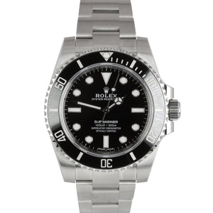MINT FEBRUARY 2020 Rolex Submariner No-Date 114060 Stainless 40mm Black Watch