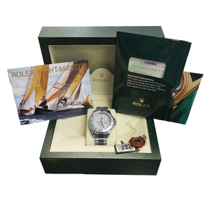 Men's Rolex Yacht-Master 16622 Stainless Steel Platinum Rolesium 40mm Date Watch