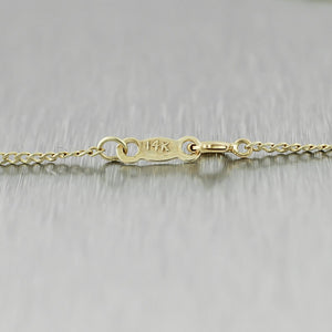 Art Deco 14k Yellow Gold & Platinum 1.10ctw Diamond Pearl Ribbon Necklace 15.75"