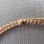 LARGE 14k Rose Gold Diamond In & Out Hoop 1.70" Earrings 1.63ctw - Snap Closure