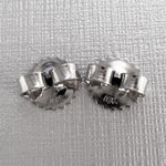 18k White Gold Diamond Oval Doorknocker Dangle Earrings 0.50ctw G VS2