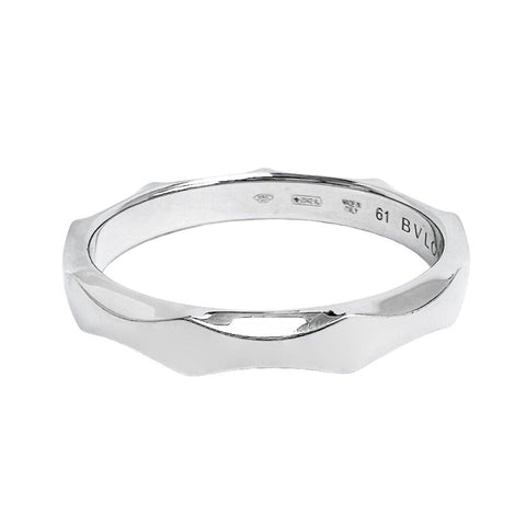 Bvlgari Infinito Platinum 950 Wedding Band 6.2g Ring Size 9.75 w/ BOX RET $1,580