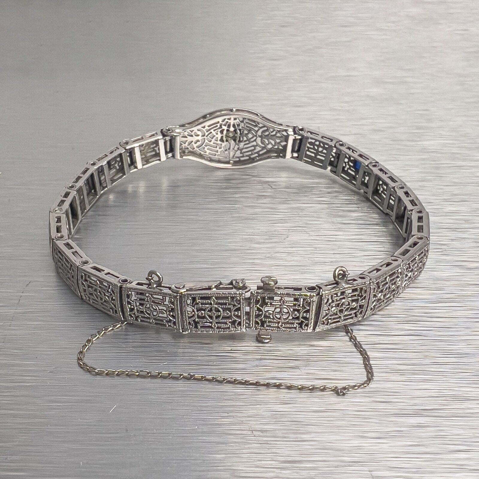 Luxury Sapphire and Diamond Gold Bracelet | AC Silver