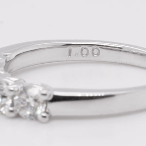 14k White Gold Diamond 11 Stone Wedding Band 0.57ctw F VS2 Ring Size 7