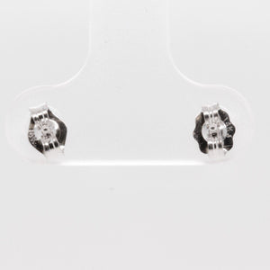 14k White Gold Round Diamond Basket Stud Earrings 0.40ctw G VS2