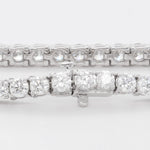 14k White Gold Diamond Tennis Bracelet 12.27ctw G SI1 6.50" 18.9g
