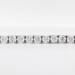 14k White Gold Diamond 47 Stone Tennis Bracelet 7.10ctw G-H SI1 7.00"