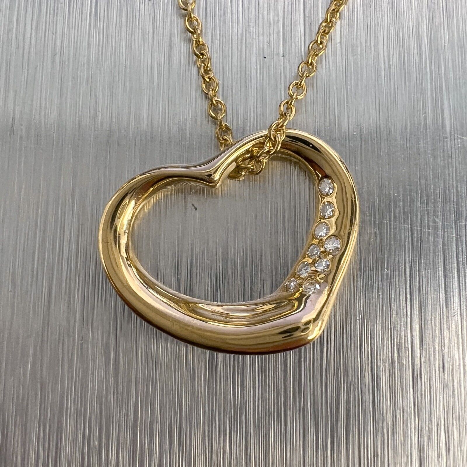 Tiffany and Co. Elsa Peretti Open Heart Gold Pendant Necklace at 1stDibs | tiffany  open heart necklace, elsa peretti open heart necklace, tiffany open heart  gold