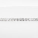 14k White Gold Diamond 53 Stone Tennis Bracelet 5.63ctw G SI1 7.00"