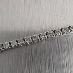 14k White Gold Diamond Tennis Necklace 7.10ctw G VS2-SI1 17"