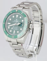 Rolex Submariner Date Hulk Stainless Steel Green Ceramic 40mm Watch 116610 LV