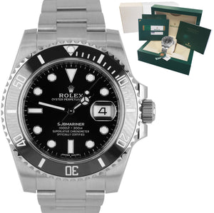 BRAND NEW OCT 2019 Rolex Submariner Date 116610LN Stainless Black Ceramic Watch