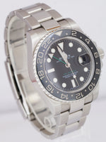 MINT Rolex GMT-Master II Stainless Steel Black 40mm Ceramic Watch 116710 LN